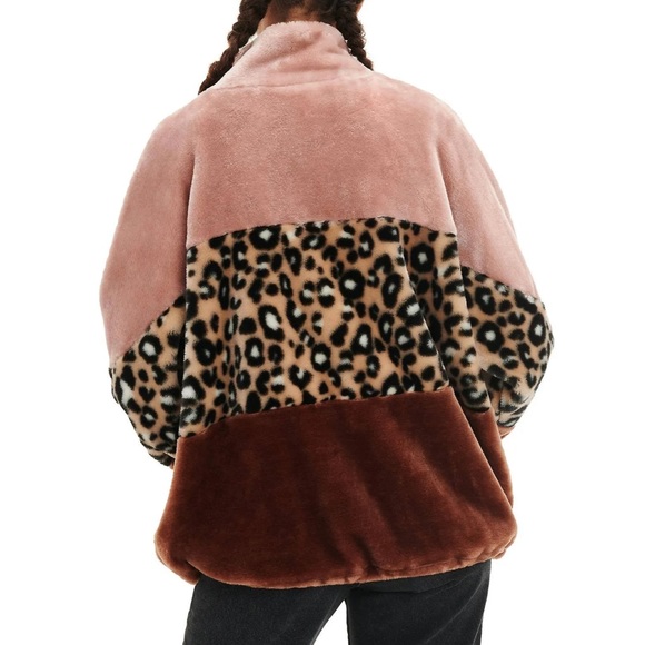 NWT UGG Elaina Faux Fur Jacket - Picture 4 of 14